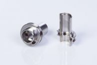 Port connector made via CNC Turning