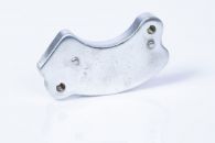 Semi-Pierce pin features in a plated fineblanked part