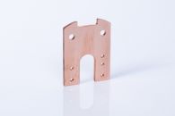 Flat piece made by fineblanking with holes throughout