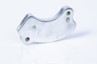 Semi-Pierce pin features in a plated fineblanked part