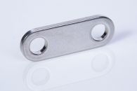 Link component for a medical device made via fineblanking