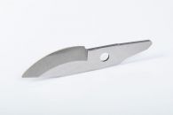 Garden scissor half made via fineblanking and grinding