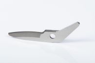 Garden scissor half made via fineblanking and grinding