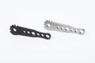 Two geared Levers made via fineblanking