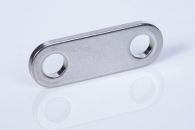 Link component for a medical device made via fineblanking