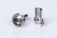 Two port connectors made via CNC Turning