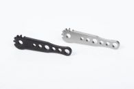 Two geared levers made via fineblanking