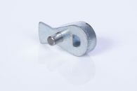 Coined fineblank component with pin inserted