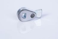 Coined fineblank component with pin inserted