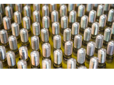 Large set of machined components
